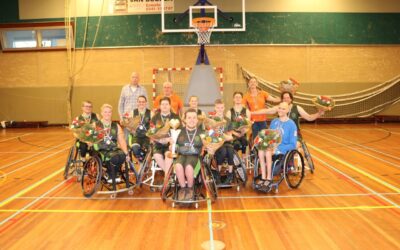 Rolstoelbasketballers Devedo kampioen van Nederland ten koste van R.B.V.M.