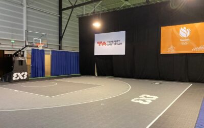 Twee vaste 3×3 trainingsvelden ter voorbereiding op olympische kwalificatietoernooien
