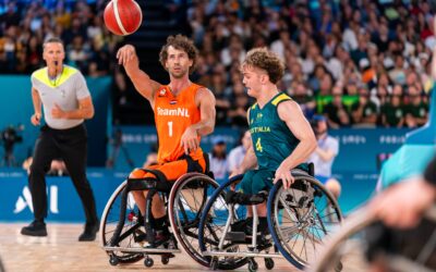 Zesde plaats voor rolstoelmannen tijdens Paralympische Spelen